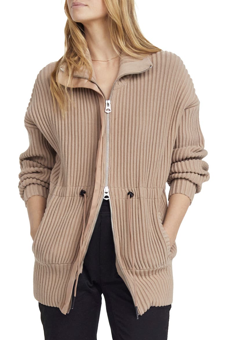 Greenfield Cotton Rib Jacket, Main, color, STUCCO