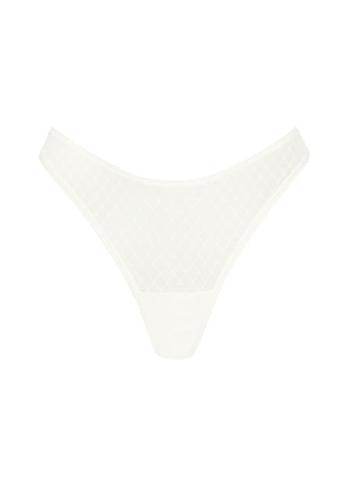 Cuup The Thong- Trellis Lace In White