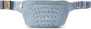 Brahmin Hollis Croc Embossed Leather Sling Bag