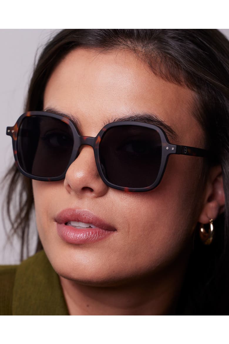 Office 52mm Square Sunglasses, Alternate, color, Tortoise
