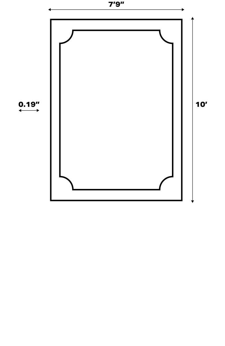 JONATHAN Y Callan Modern Rustic Abstract Indoor/Outdoor Shaped Area Rug, Alternate, color, Gray/Black