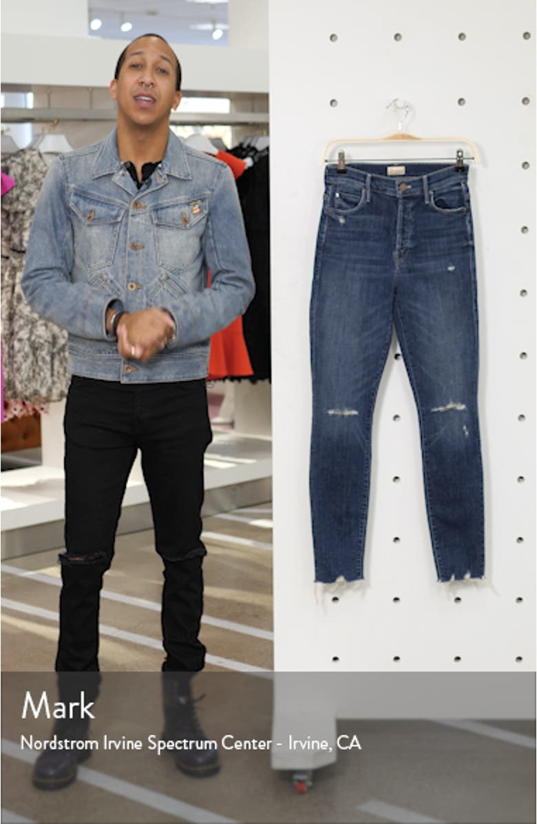 The Stunner Chew High Waist Ankle Skinny Jeans, sales video thumbnail