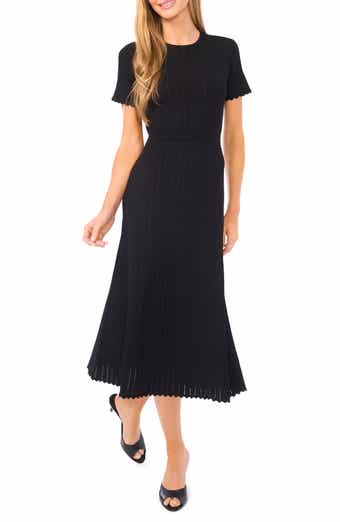 Ted Baker Pointelle Short Sleeve Midi Dress