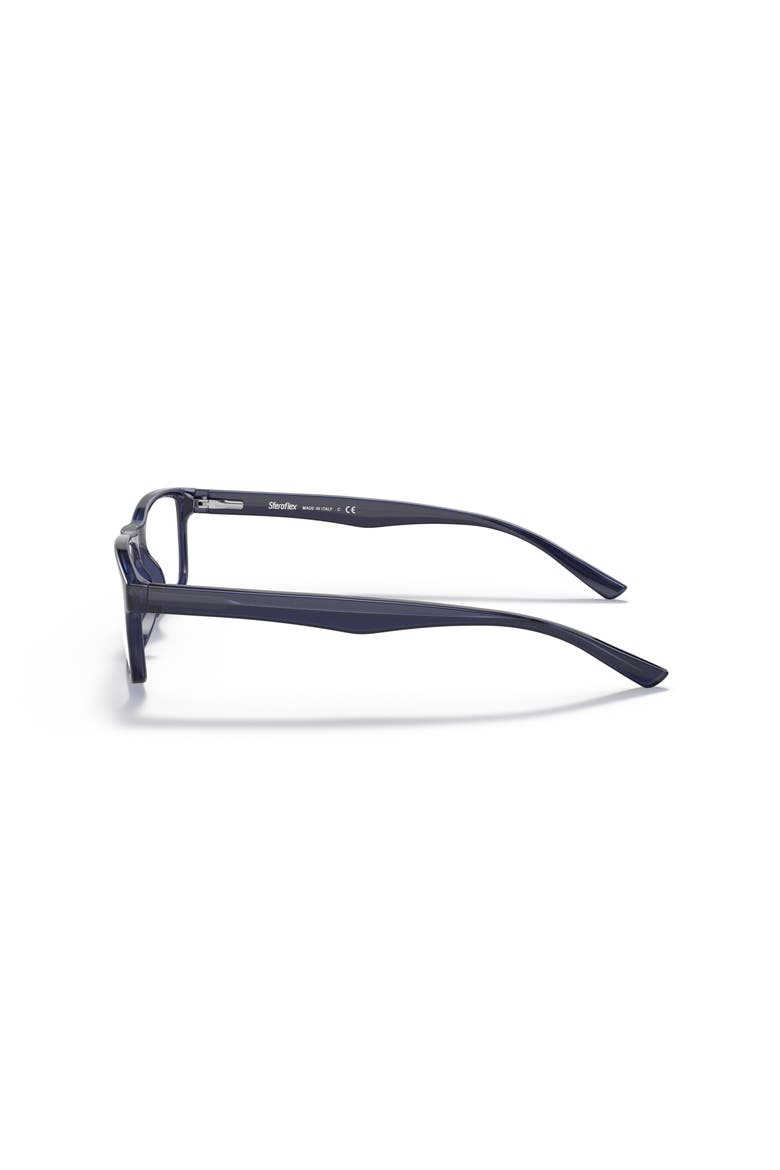 56mm Rectangle optical glasses, Alternate, color, Blue