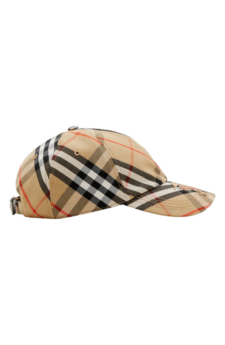 Burberry EKD Check Baseball Cap, Main, color, Sand