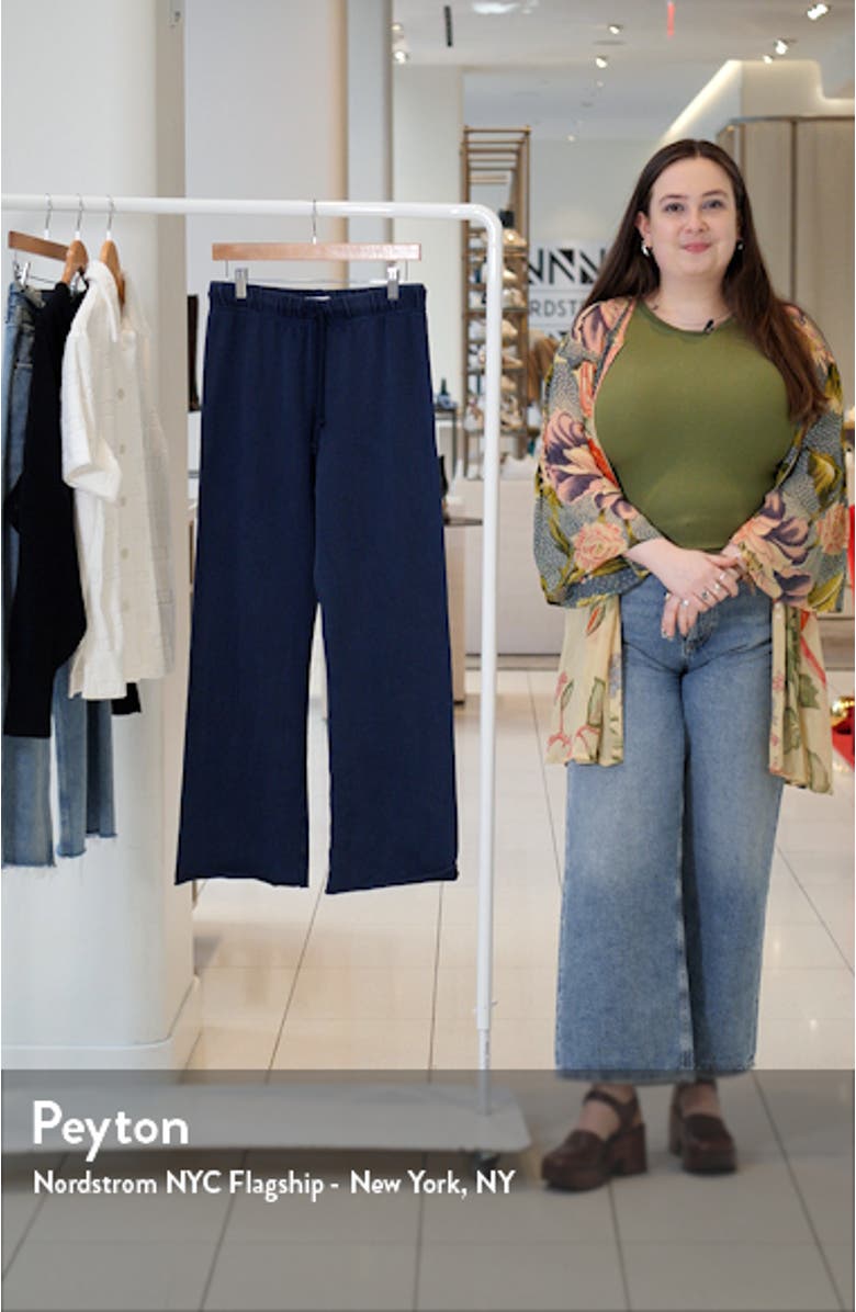 French Terry Drawstring Pants, sales video thumbnail