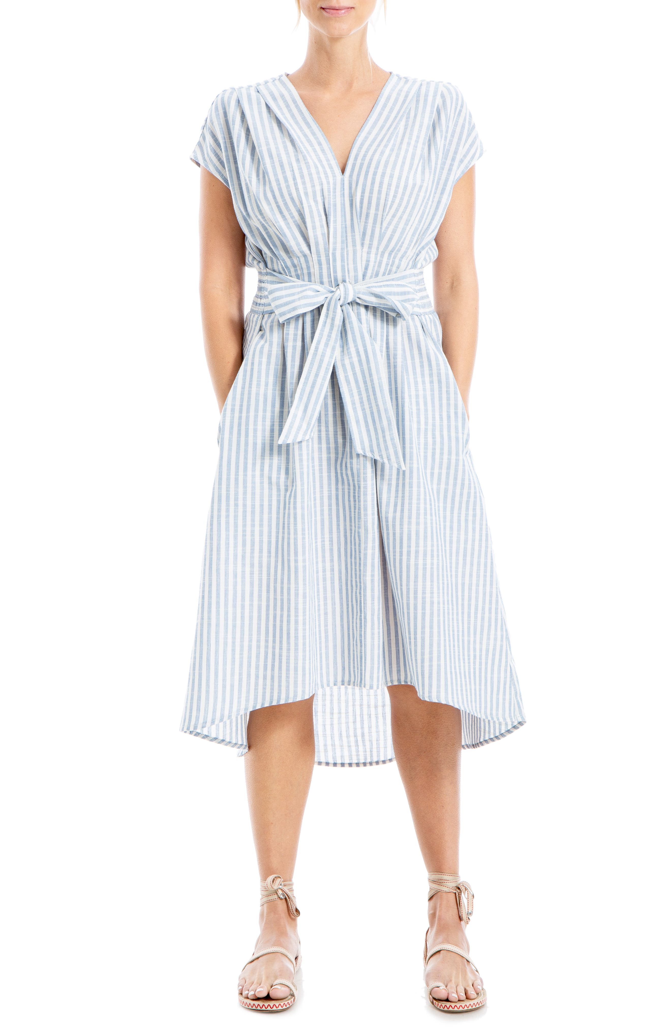 WHITE/ BLUE STRIPE
