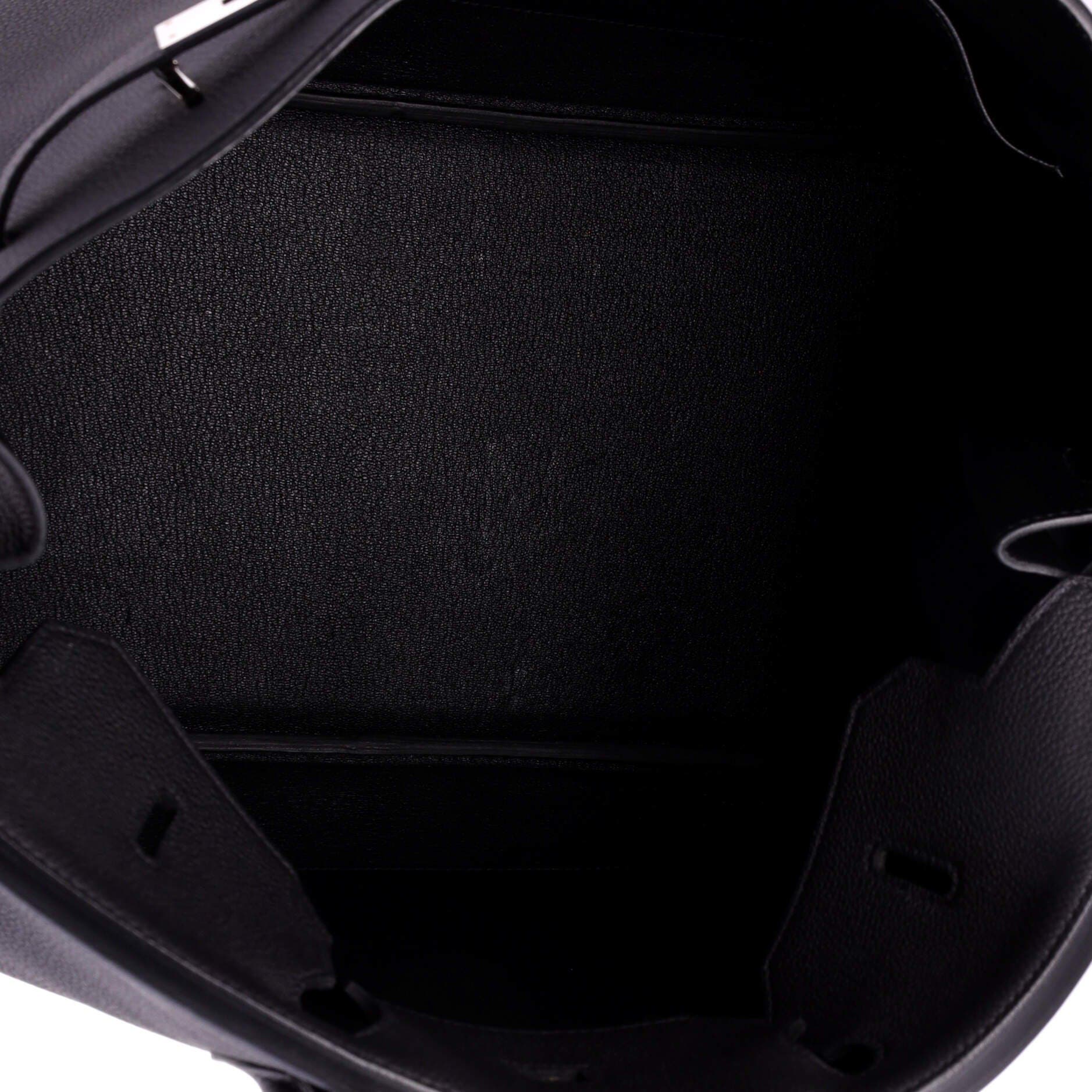 Pre-Owned Hermes Birkin Handbag Black Togo with Palladium Hardware 40, Alternate, color, 