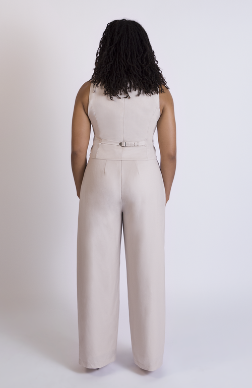 Aam The Label The Wool Wide Leg Pant For Full Hips And Thighs In Gray