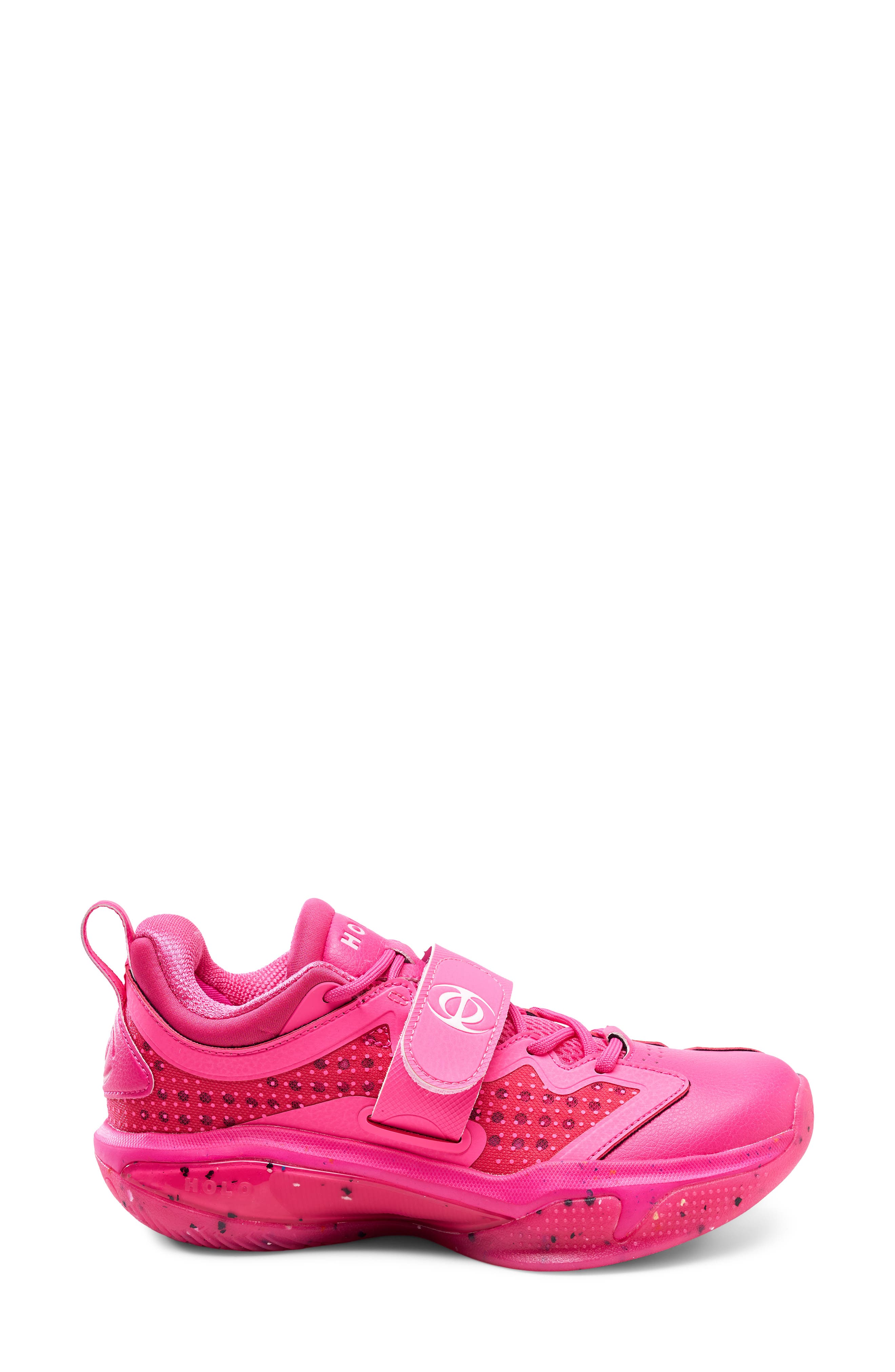 IO Faux Leather Sneaker, Alternate, color, JACY PINK