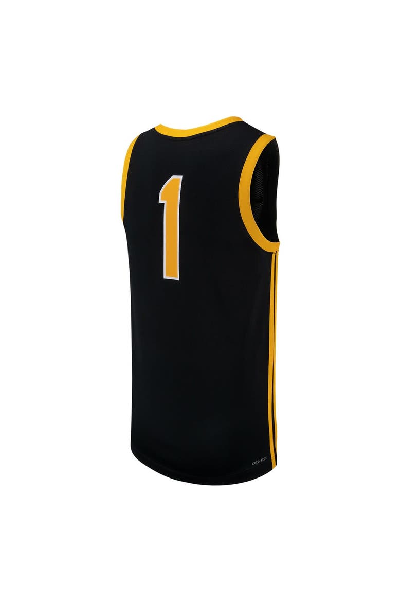 Men's Nike Black Pitt Panthers Replica Basketball Jersey, Alternate, color, Black