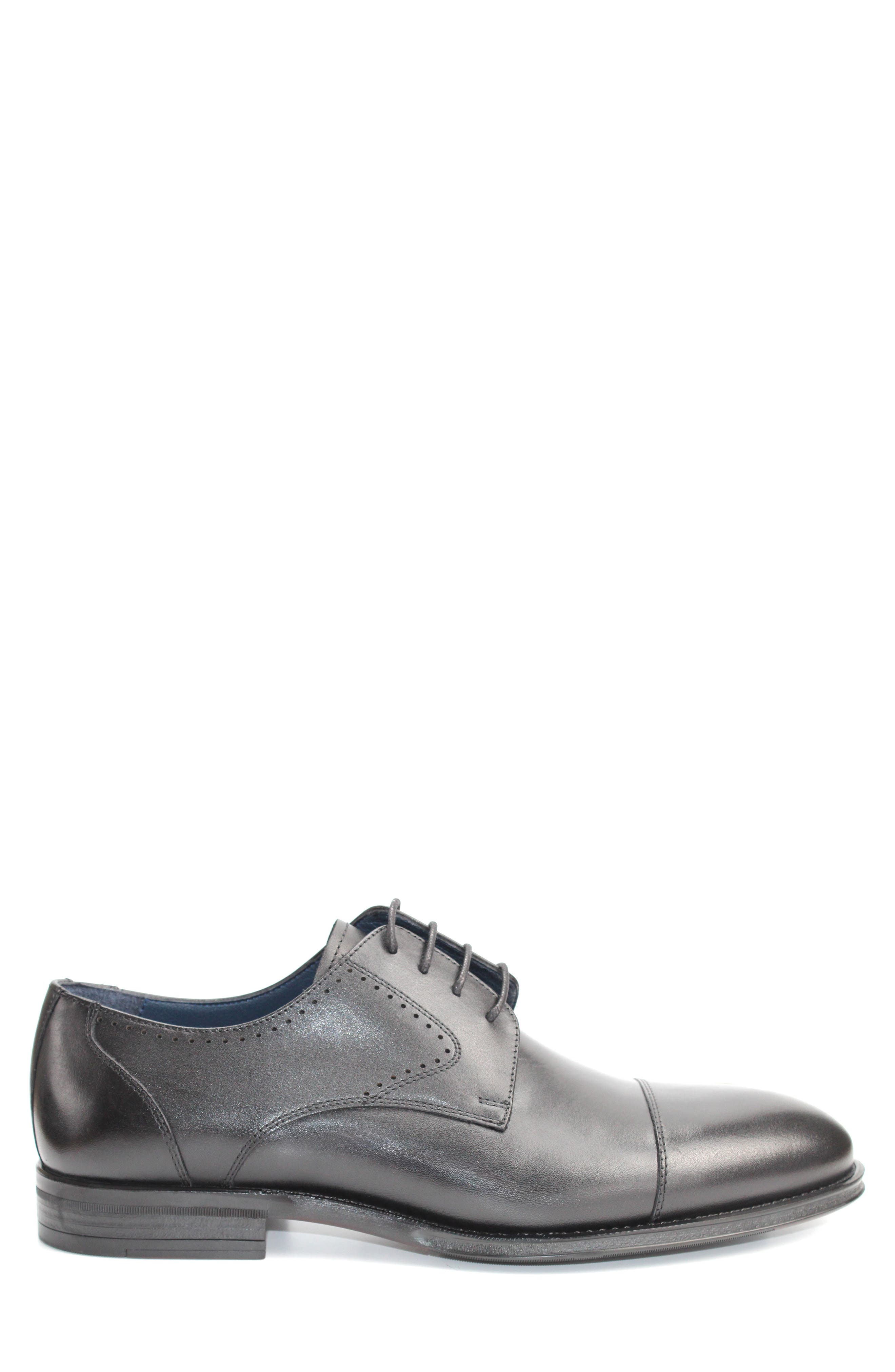 VELLAPAIS Magnolia Cap Toe Derby, Alternate, color, Black