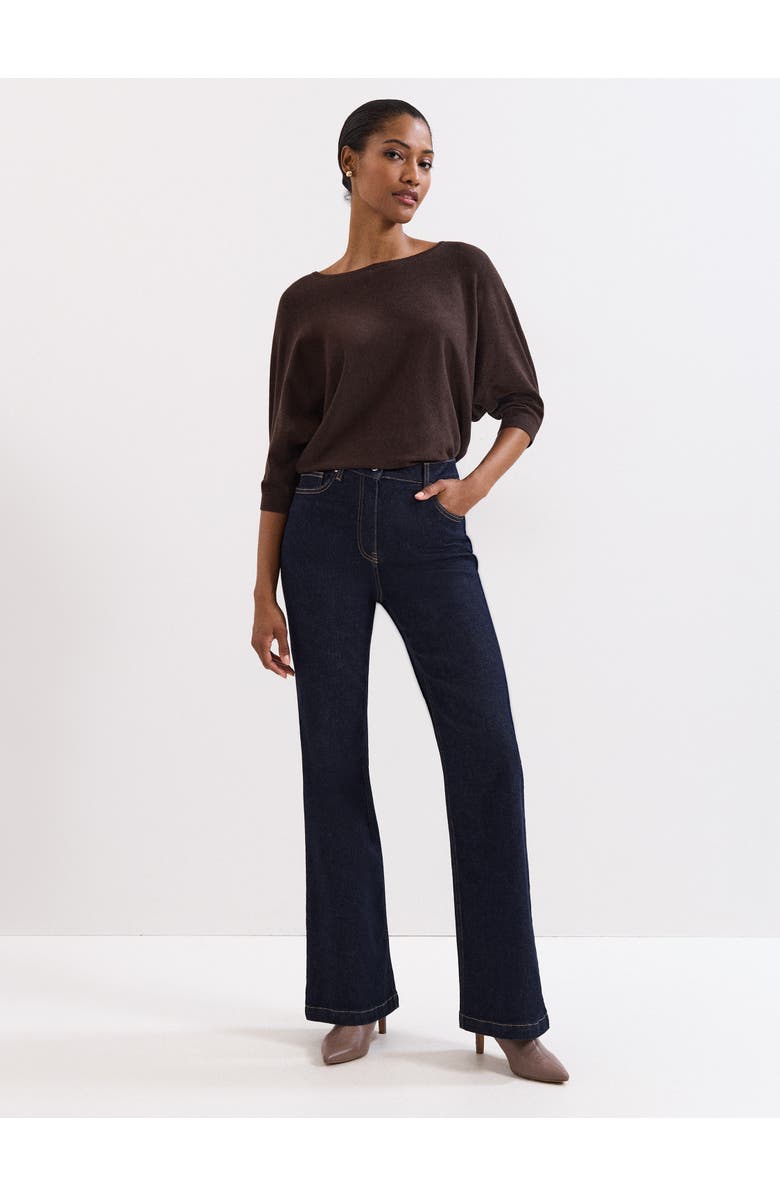 Phase Eight Cristine Knit Sweater, Alternate, color, Brown