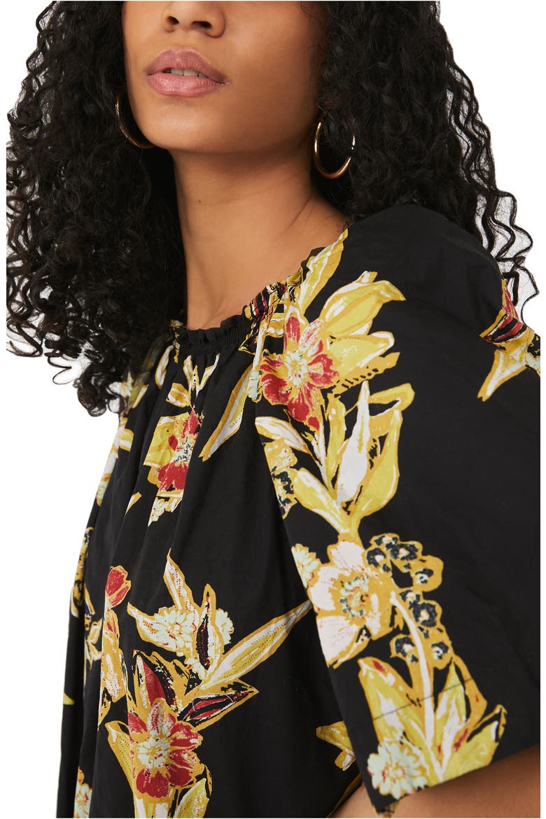 Jodie Floral Cotton Tunic, Alternate, color, NIGHT COMBO