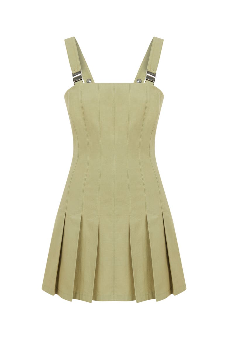 Nocturne Pleated Mini Dress, Alternate, color, 