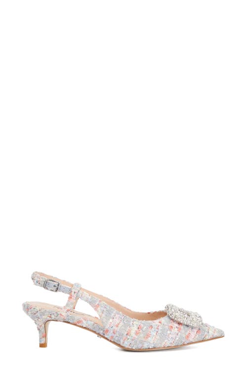 Dune London Centrepiece Kitten Heel Pointed Toe Pump