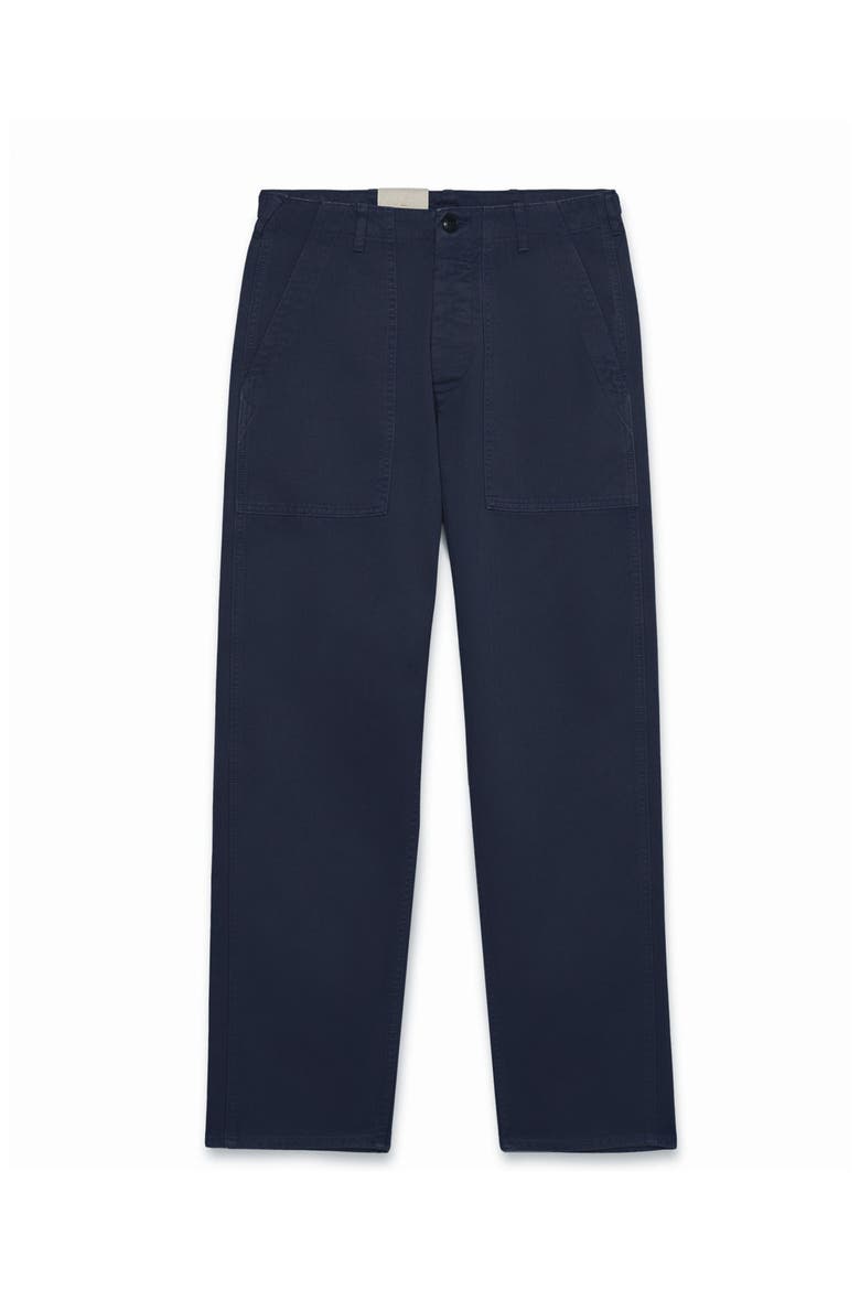 Newfatigue Herringbone Cotton Fatigue Trousers, Main, color, BLUE