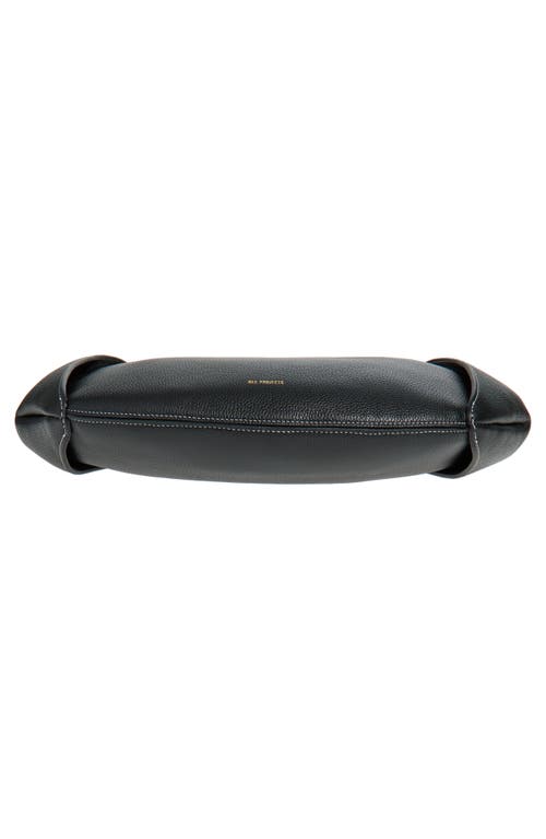 Ree Projects Large Riva Pebbled Leather Hobo Bag In Black
