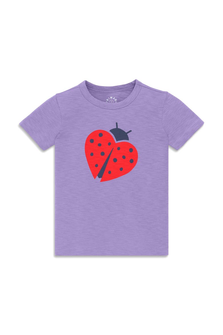 Kids Ladybug Tee, Main, color, Iris Ladybug