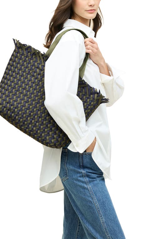 Naghedi Medium Havana Tote In Green