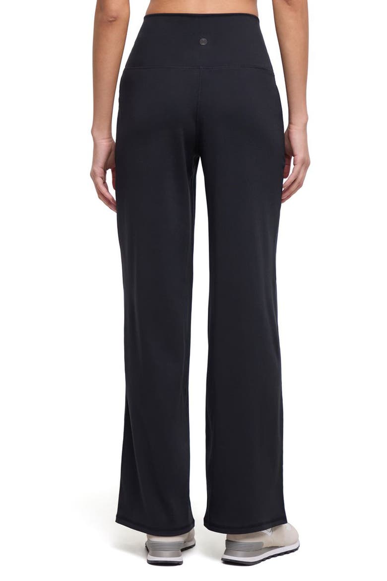 Gabbi Flare Sweatpants, Alternate, color, BLACK