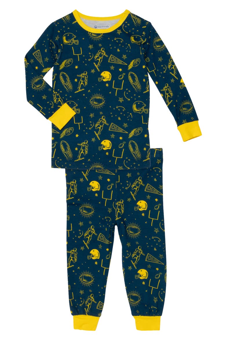 Game Day Magnetic Pajamas, Main, color, BLUE GAME DAY