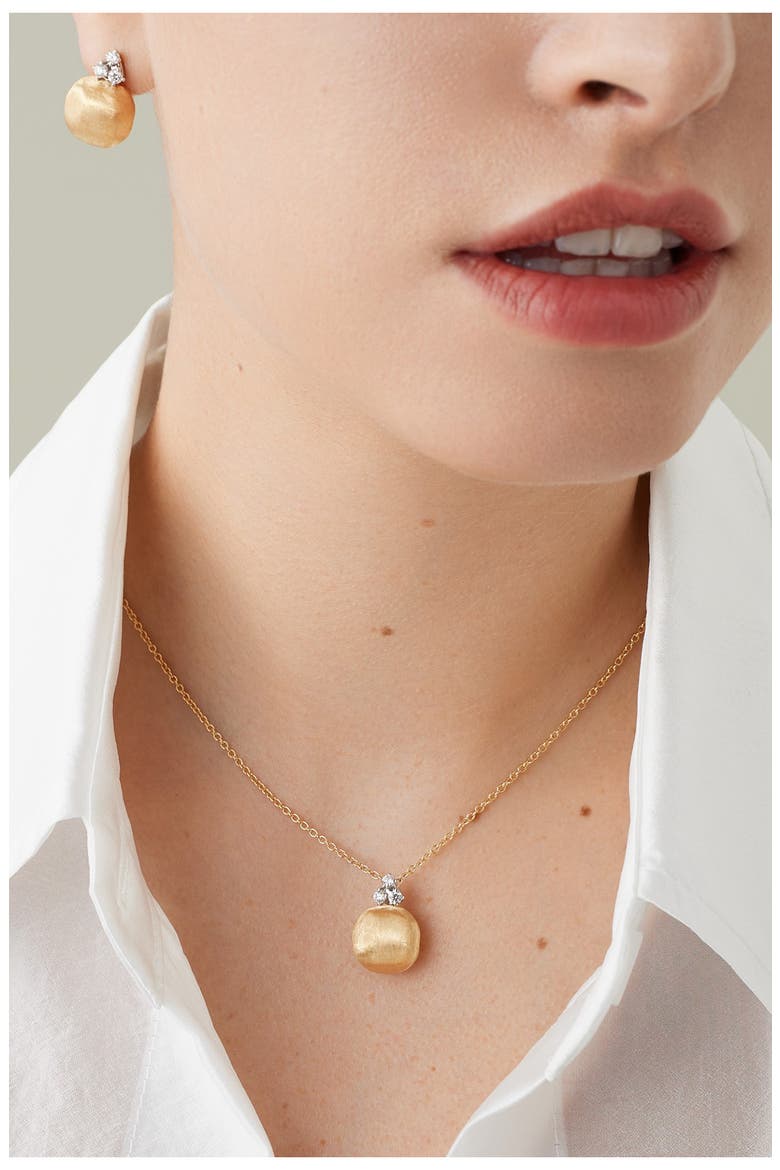 18K Gold & Diamond Pendant Necklace, Alternate, color, 18K YELLOW GOLD