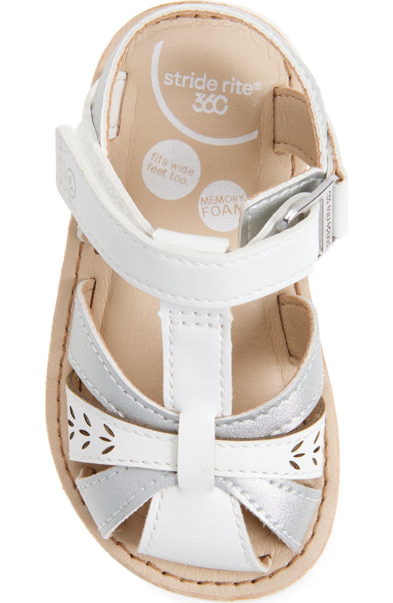 Stride Rite Kids' Kehlani Laser Cut Sandal, Alternate, color,