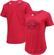 BOXERCRAFT Women's Red Lehigh Valley IronPigs Cut It Out T-Shirt