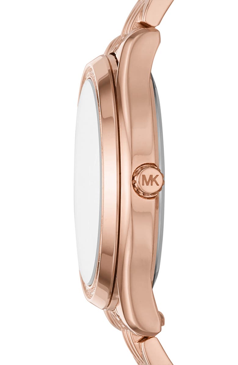 Michael Kors Mindy Crystal Bracelet Watch, 36mm, Alternate, color, 