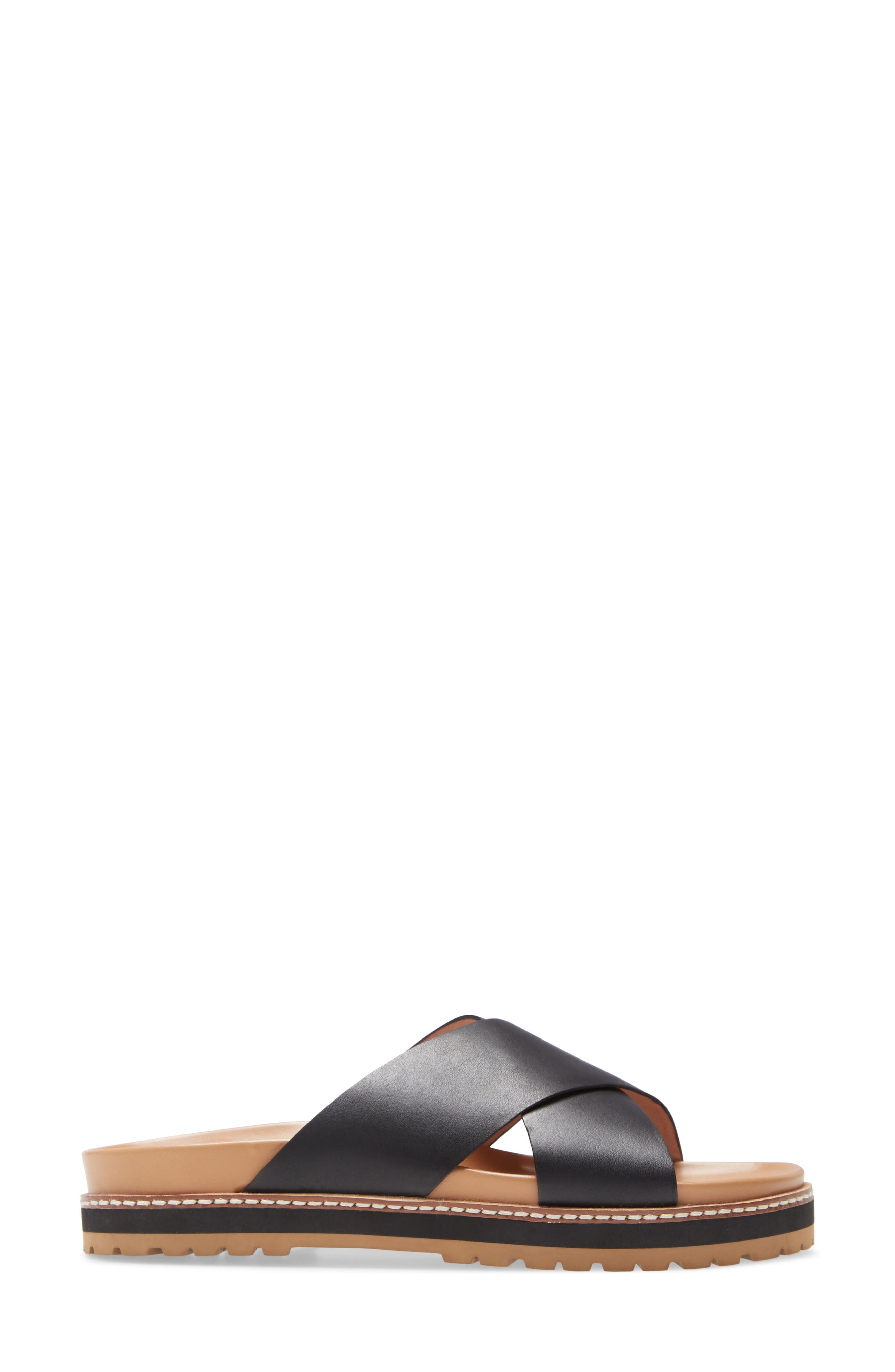 Madewell The Dayna Lug Sole Slide Sandal, Alternate, color, 