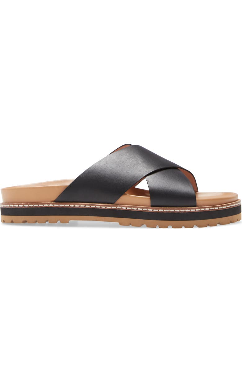 Madewell The Dayna Lug Sole Slide Sandal, Alternate, color,