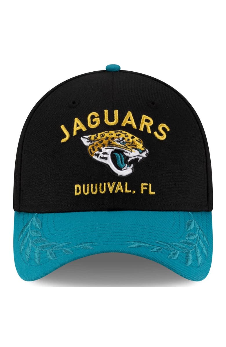 New Era Men's New Era Black/Teal Jacksonville Jaguars 2025 NFL Draft 39THIRTY Flex Hat, Alternate, color, Black