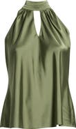 Tahari ASL Mock Neck Sleeveless Top