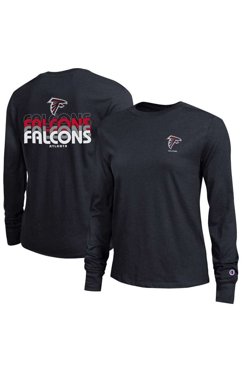 Champion Women
s Champion Black Atlanta Falcons Core Long-Sleeve T-Shirt, Main, color, Black