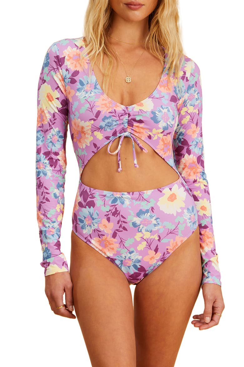 BILLABONG ワンピース水着　The Salty Blonde Billabong x The Salty Blonde Halleys Garden Floral Print Long