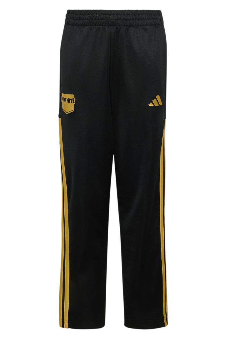 Kids' adidas Originals x Fortnite Track Pants, Main, color, BLACK/ GOLD MET.