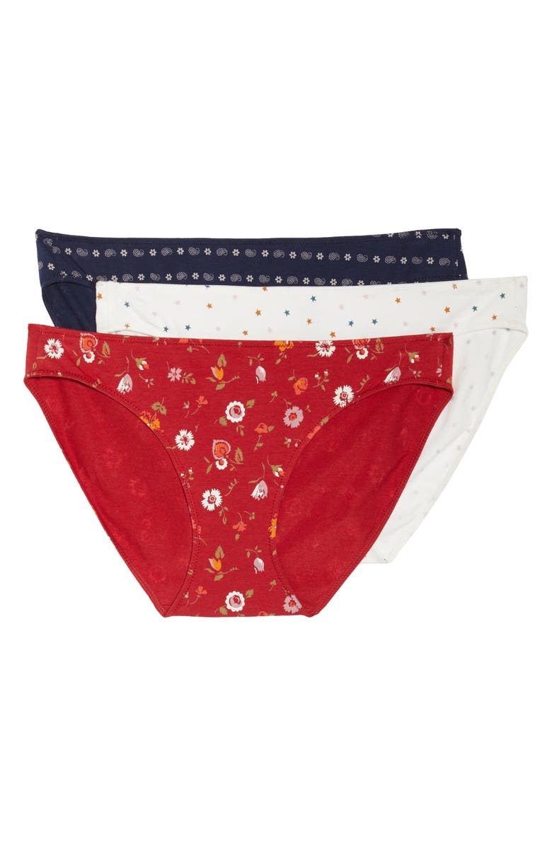 Madewell 3-Pack Bikini, Main, color, 