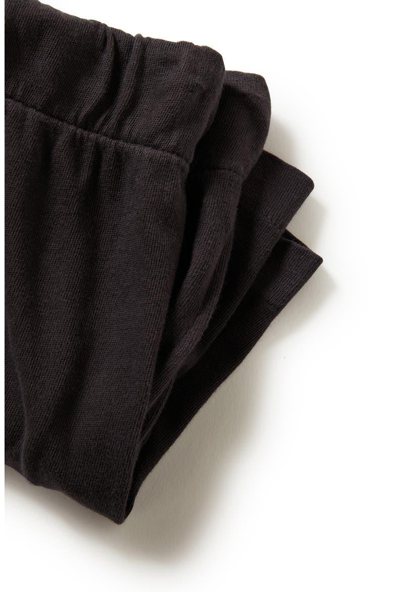 Carefree Organic Cotton Drawstring Shorts, Alternate, color, BLACK