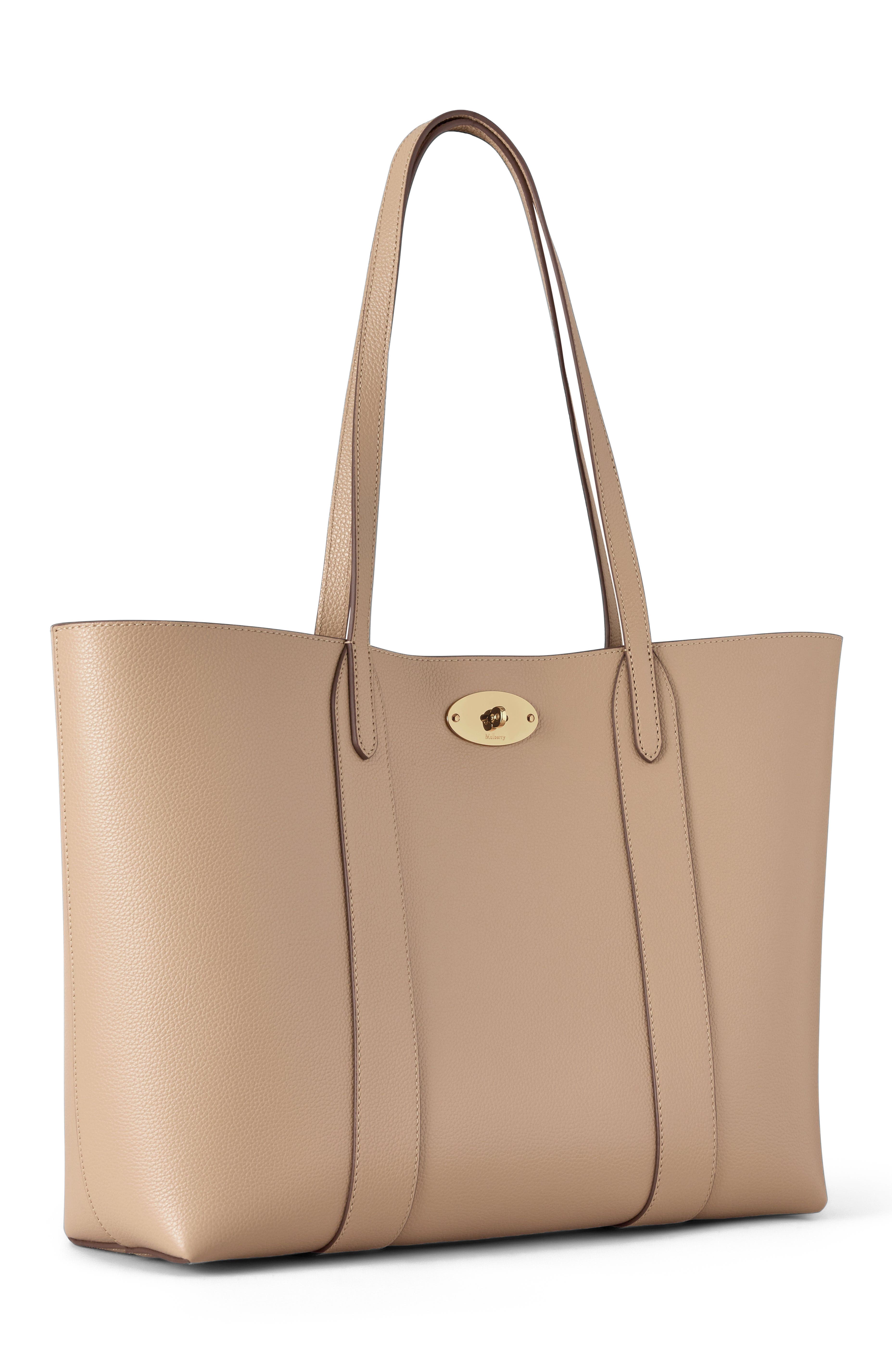 Mulberry Bayswater Leather Tote, Alternate, color, Crumpet