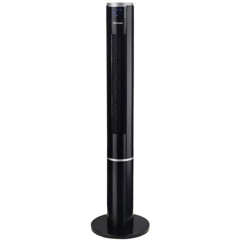 43 Inch Black Bladeless Slim Tower Fan