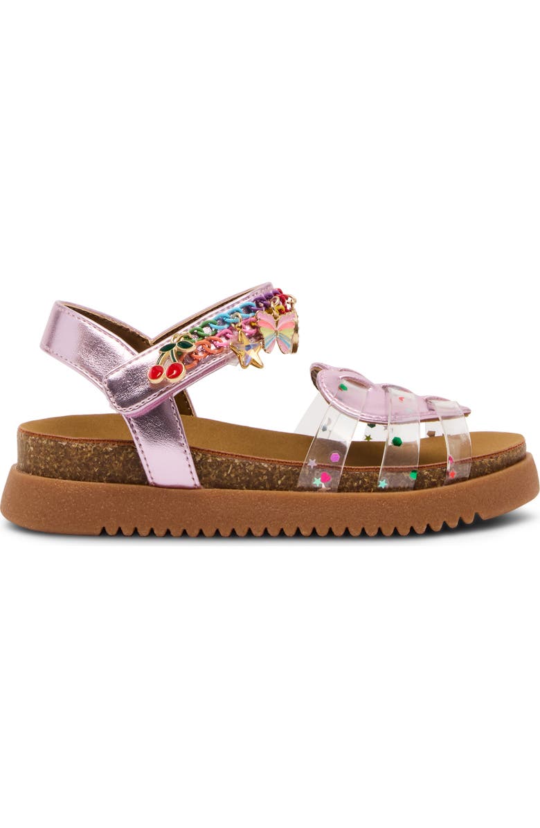 Steve Madden Kids' Comet Sandal, Alternate, color, Pink/ Clear Multi