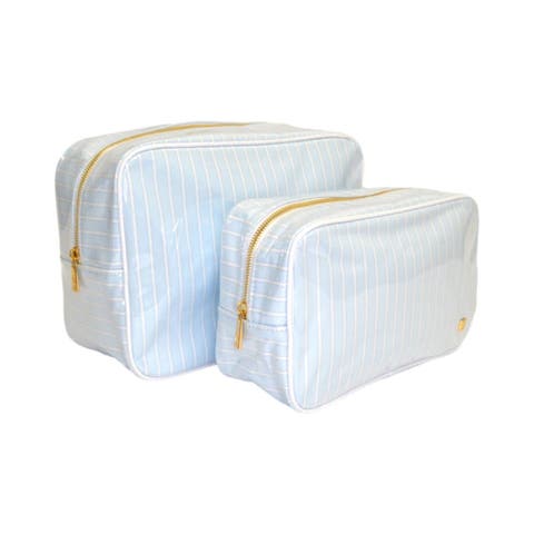 Coastal Stripe Lt Blue Duo