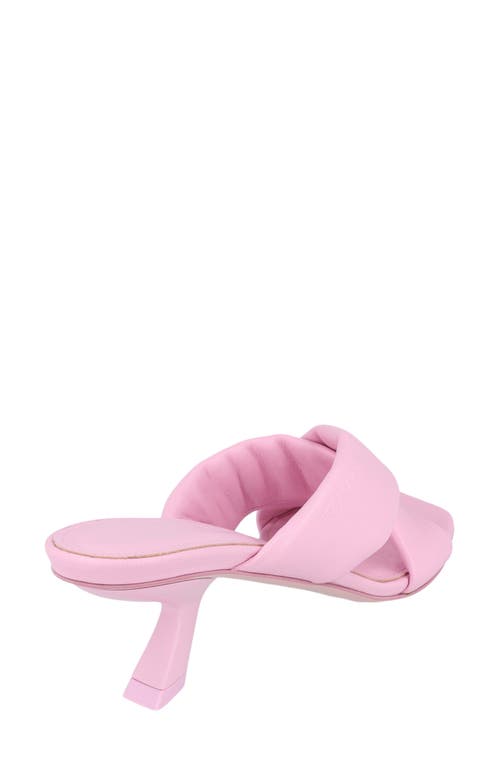 Ferragamo Crossover Slide Sandal In Pink