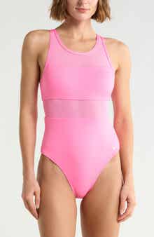 V-Back One-Piece Swimsuit