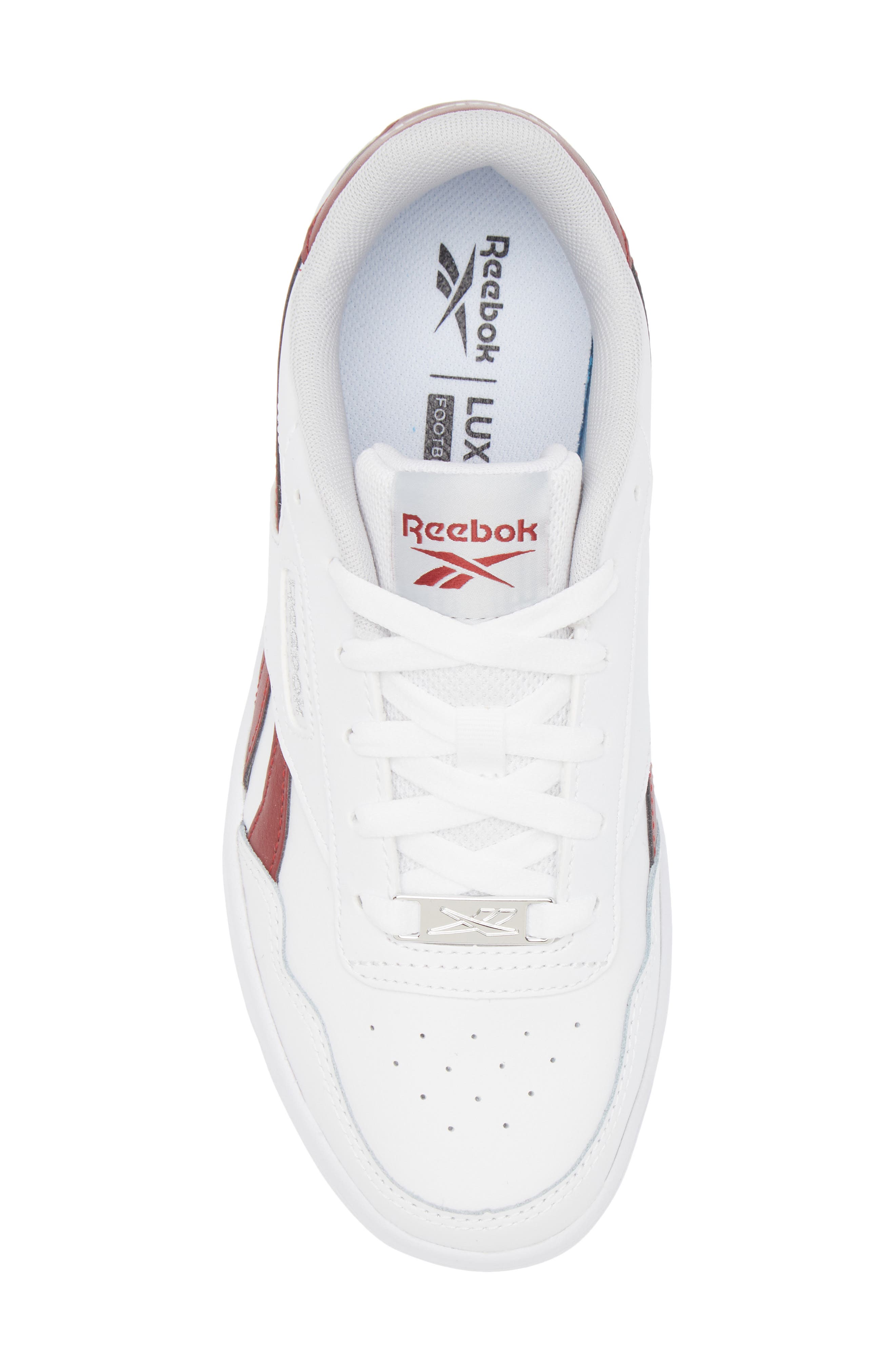 Reebok Court Advance Sneaker, Alternate, color, White Red Grey