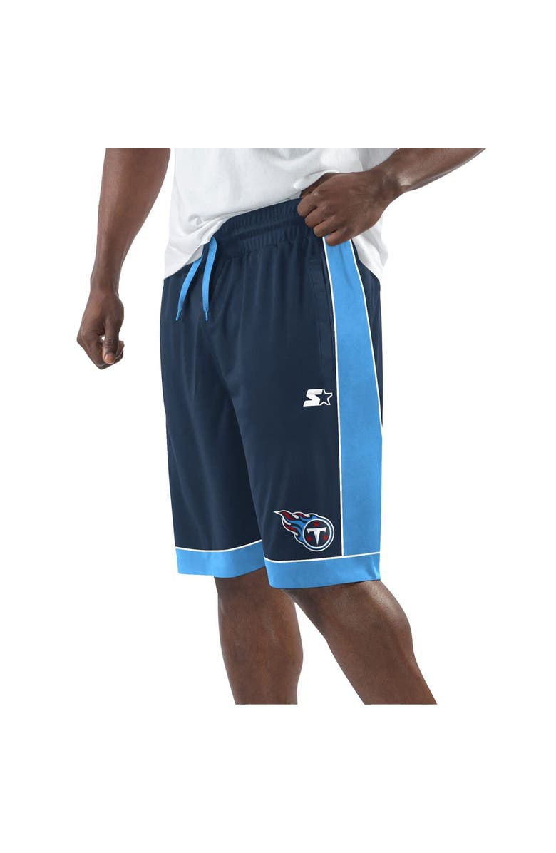 STARTER Men's Starter Navy/Light Blue Tennessee Titans Fan Favorite Fashion Shorts, Main, color, 