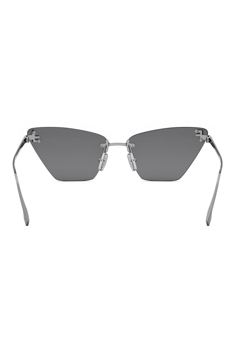 First Crystal 57mm Cat Eye Sunglasses, Alternate, color, GRYO/ROVXG