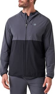 TravisMathew Court Ready Colorblocked Hooded Performance Jacket