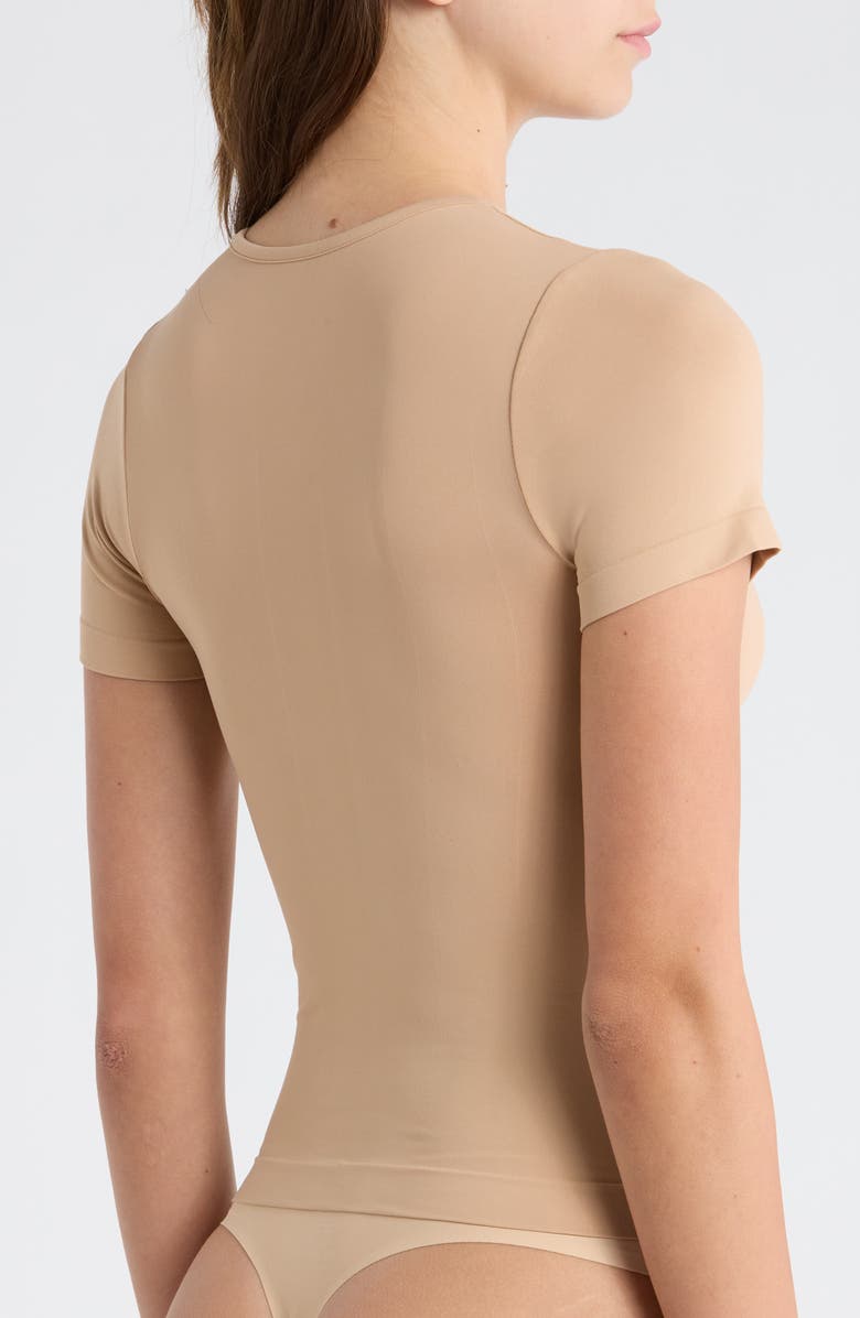 SKIMS Soft Smoothing Seamless T-Shirt, Alternate, color, Clay